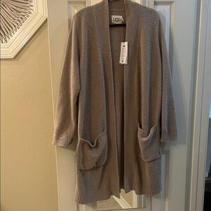 NWT-UGG Women's Cozy Cardigan in Tan